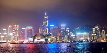 香港维多利亚港夜景发朋友圈文案，港夜景：如梦如幻的魅力之海